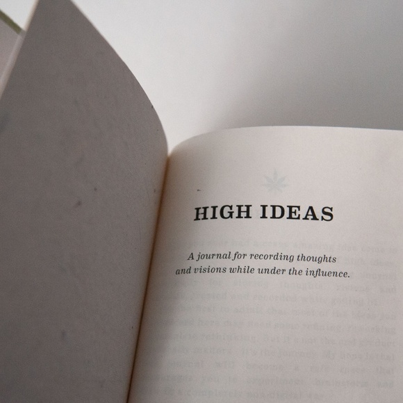 Print Fresh Smoking Journal in Gray Velvet Hardcover - Picture 5 of 9